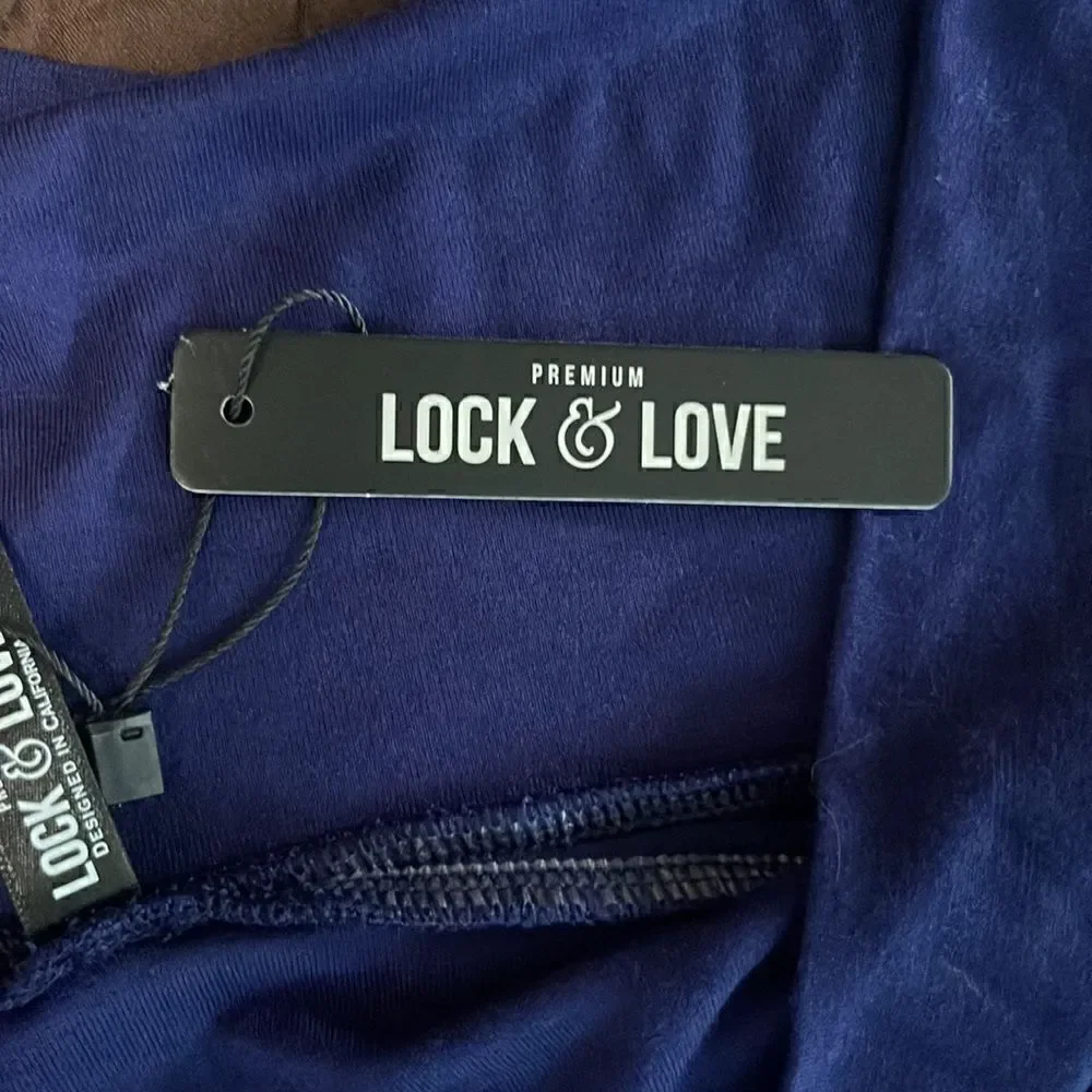 NWT Lock & Love rayon midi skirt.  Size large.  Soft and stretchy.